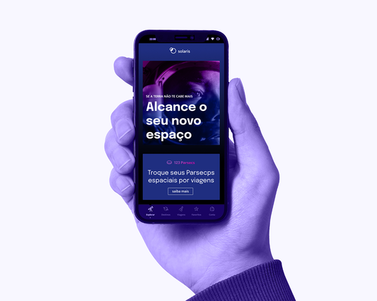 Solaris | App de Viagem espacial: um estudo