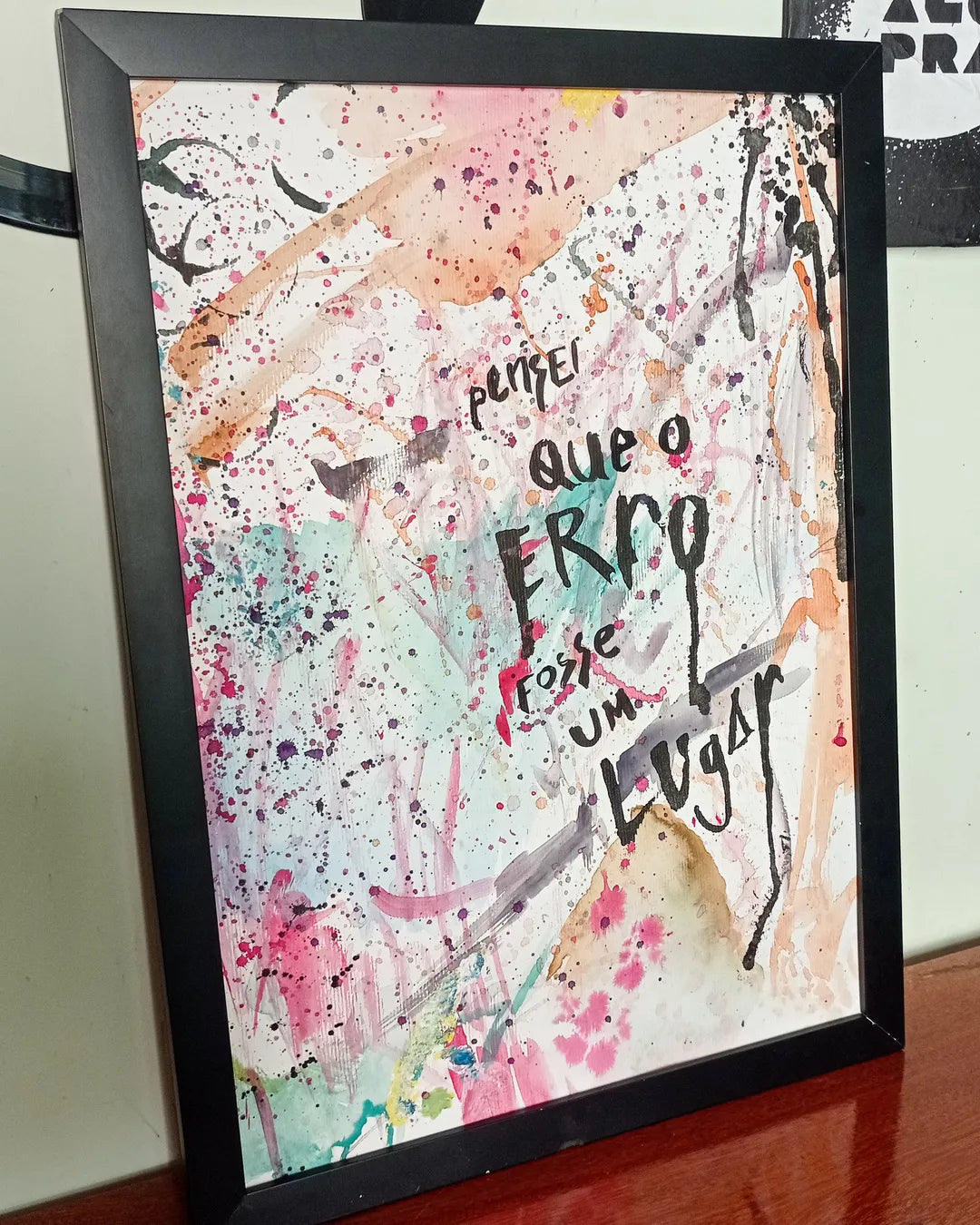 Pensei que o erro fosse um lugar