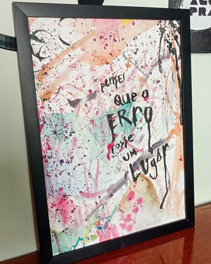 Pensei que o erro fosse um lugar