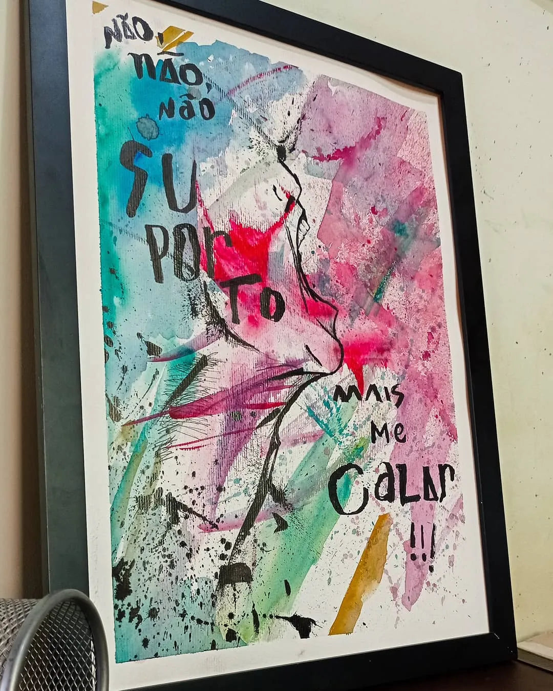 Não suporto mais me calar